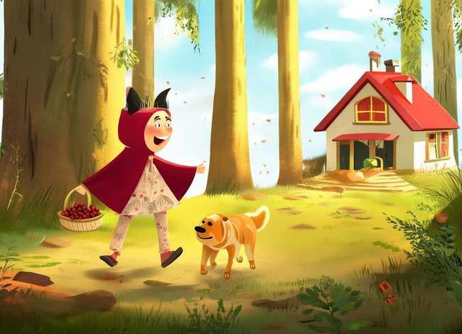 儿童版小红帽的故事，少儿故事小红帽的故事