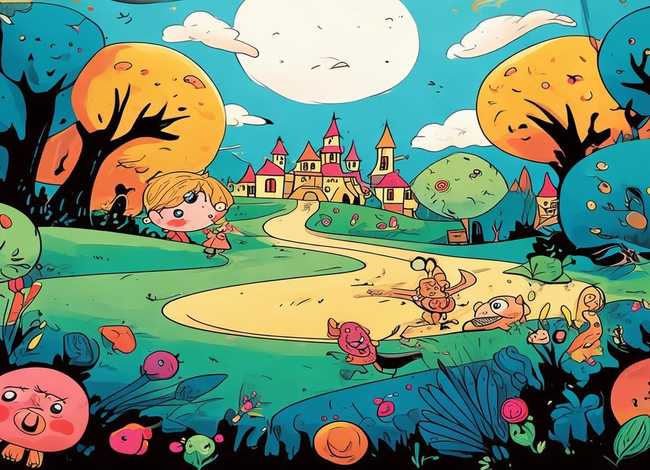 童话里的故事儿童画,童话里的简笔画 童话里的故事儿童画,童话里的简笔画