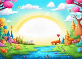 ppt儿童故事背景图，儿童故事会ppt背景