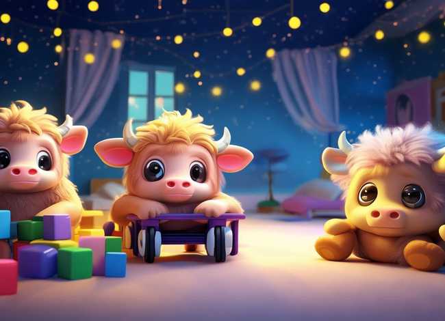 儿童睡前故事公牛、幼儿睡前故事三只公牛