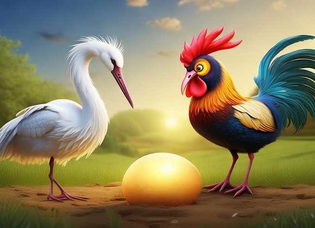 儿童故事鹤与鸡（鹤与鸡的故事寓意）