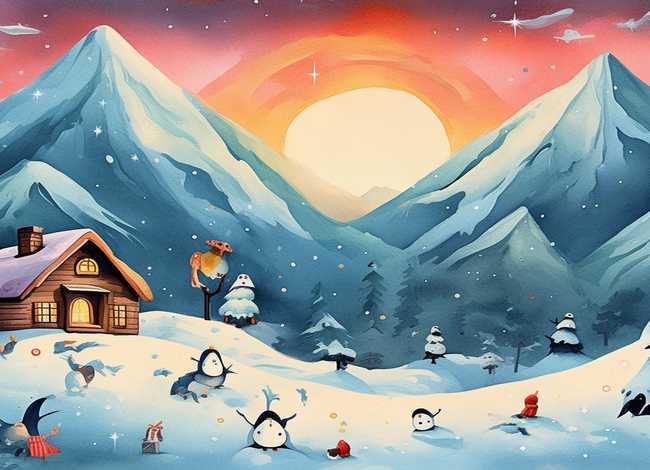 儿童雪山睡前故事、有关雪山的儿童绘本
