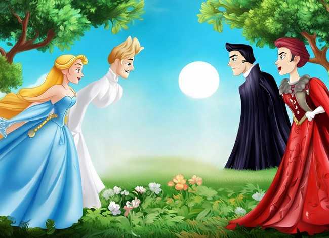 好公主和坏公主的儿童故事、好公主和坏王子的故事