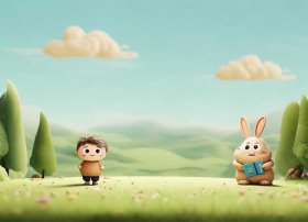 儿童故事图画简短版，儿童故事简约版图画