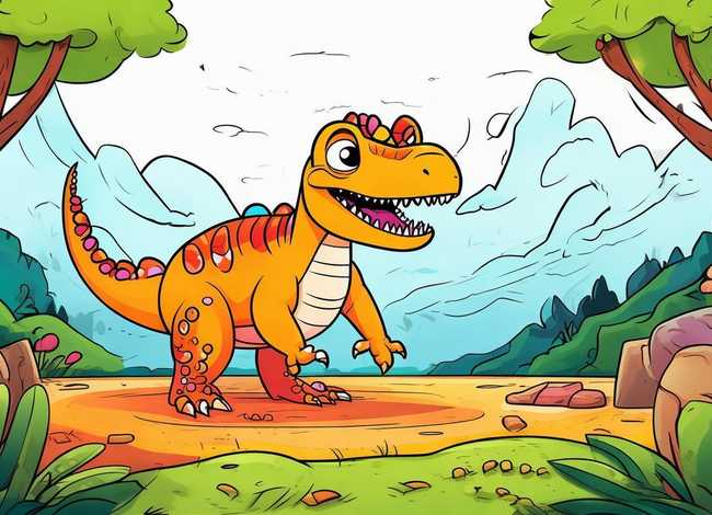 儿童故事画报·恐龙密码；恐龙故事简笔画