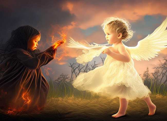 天使与恶魔儿童故事 - 天使与恶魔故事(短篇)