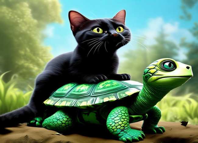 儿童故事书猫和绿毛龟 绿毛龟的故事和视频 儿童故事书猫和绿毛龟 绿毛龟的故事和视频