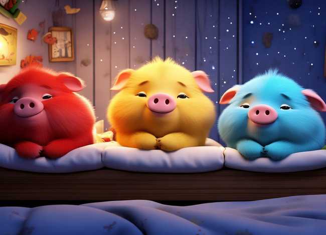 儿童睡前小故事100字三只小猪 睡前100个小故事三只小猪