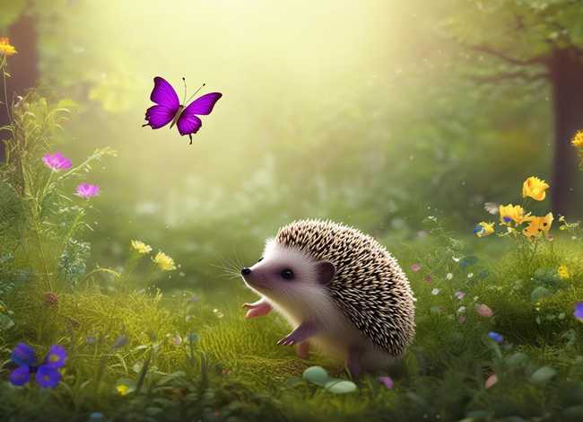 刺猬的故事，贪玩的小刺猬的故事