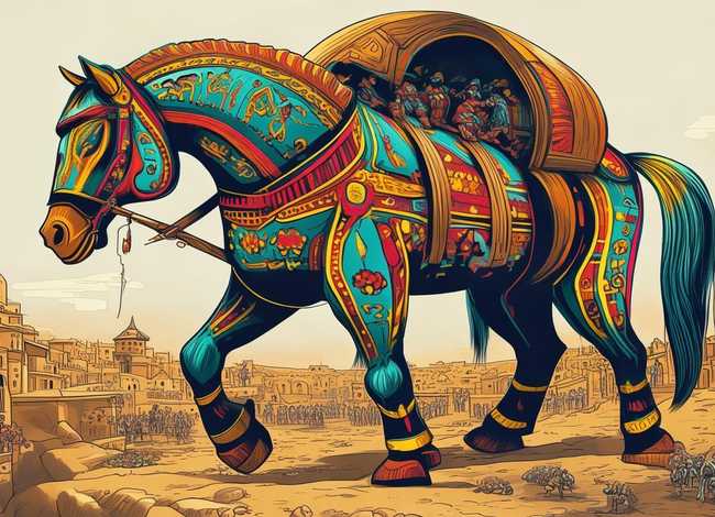 特洛伊木马儿童故事 - 特洛伊木马绘本故事 特洛伊木马儿童故事 - 特洛伊木马绘本故事