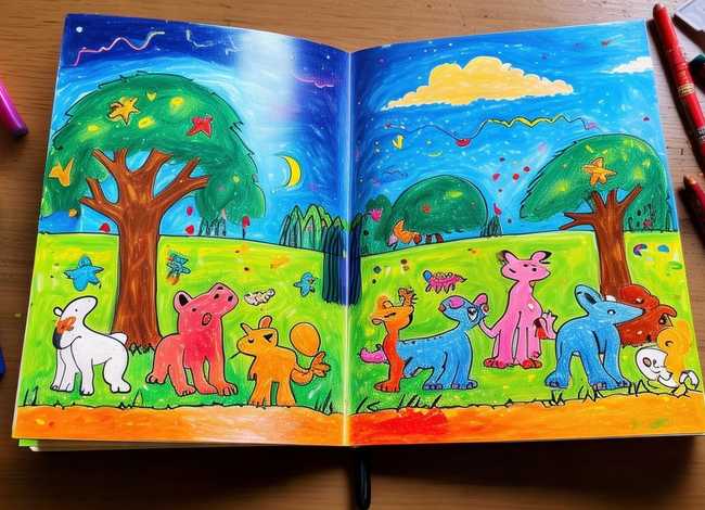 儿童手绘故事书制作 幼儿手绘书制作故事