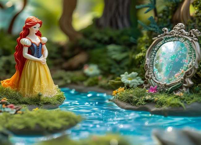 儿童玩具故事白雪公主，白雪公主的故事小玩具