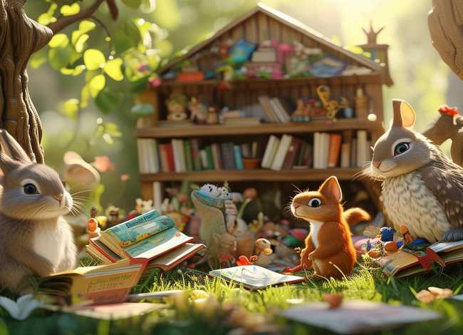 儿童动物简短小故事；许多小动物简短儿童故事