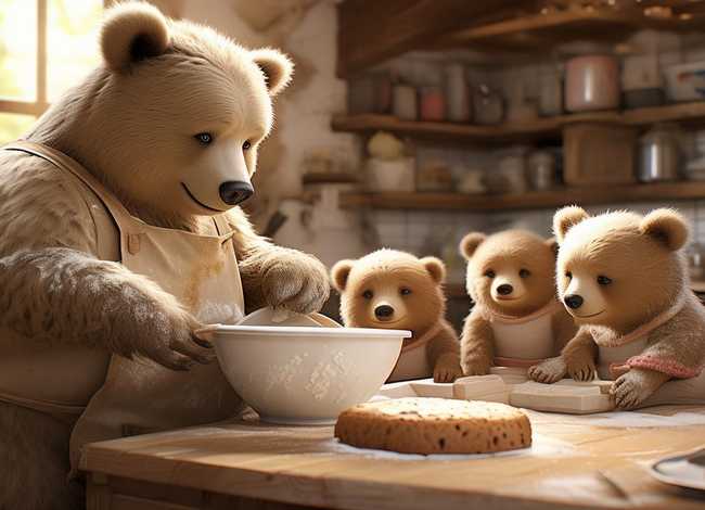 熊妈妈做蛋糕儿童故事、熊妈妈做蛋糕的故事 熊妈妈做蛋糕儿童故事、熊妈妈做蛋糕的故事