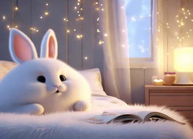 儿童故事小白兔3-6岁睡前听故事书 0-3岁睡前故事小白兔