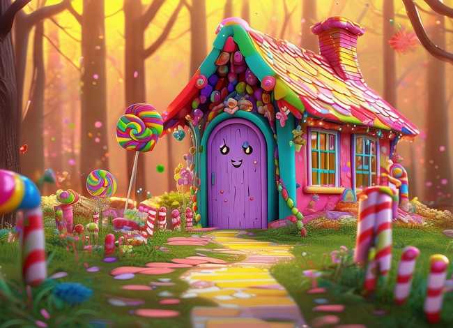 儿童故事《糖果屋》 - 糖果屋幼儿故事