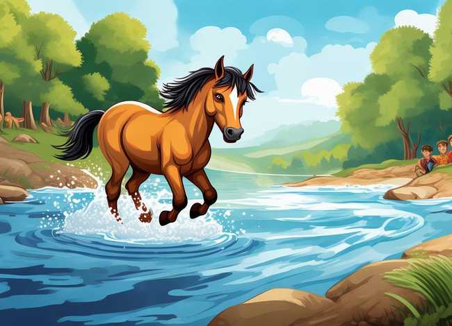 少儿小故事小马过河；少儿小故事小马过河视频