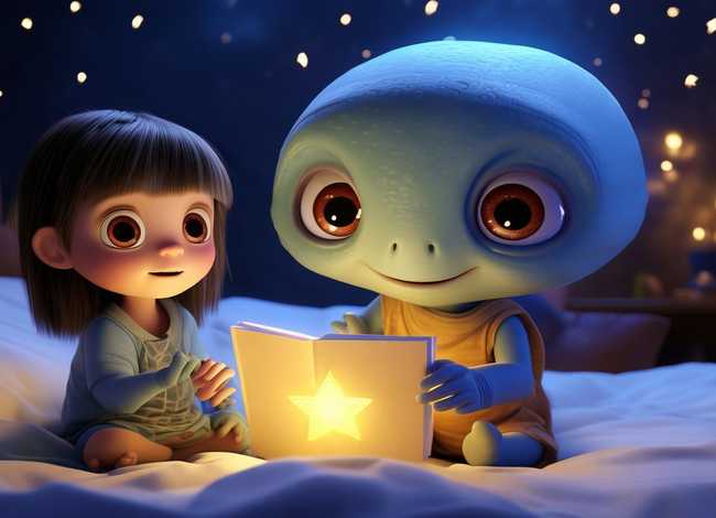 外星人故事儿童睡前故事 - 外星人的睡前故事