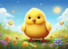 关于一只小鸡的儿童故事，关于一只小鸡的绘本故事