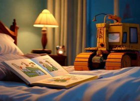 睡前挖机故事文字版（挖掘机睡前故事文字版长篇）