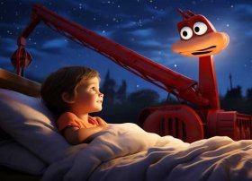 吊车故事儿童睡前（吊车的睡前故事）