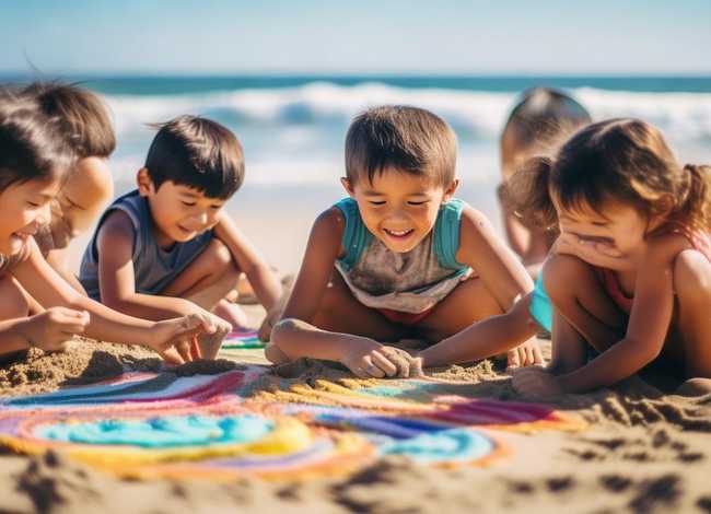 儿童玩沙画 - 儿童沙画怎么玩