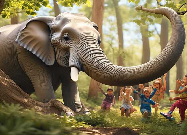儿童故事大象鼻子（大象鼻子故事大全）