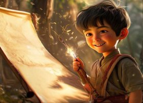 神笔马良讲故事示范、讲故事 神笔马良