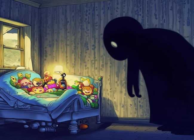 小朋友睡前恐怖故事，小朋友睡前恐怖故事短篇