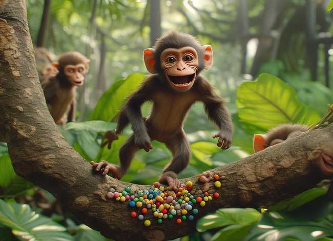 小猴子拉粑粑的故事 小猴子拉粑粑的故事内容