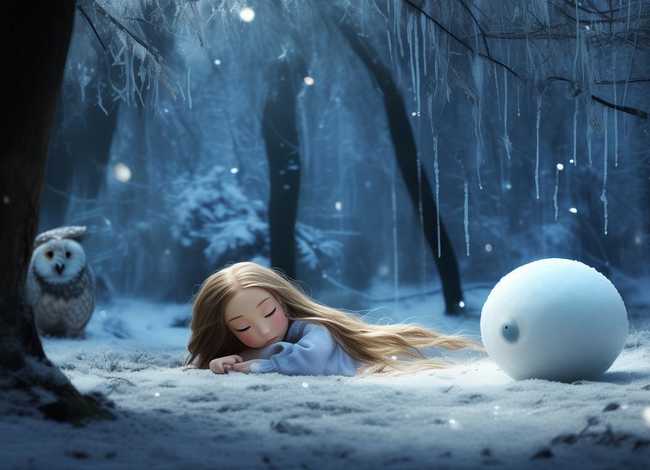 睡梦乡的故事 - 睡梦乡的故事惠兰阿善与小雪球