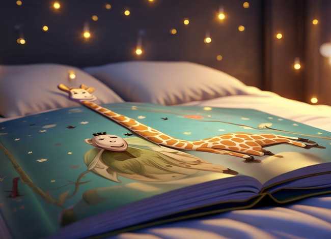 儿童故事睡前童话长颈鹿，长颈鹿的睡前故事书