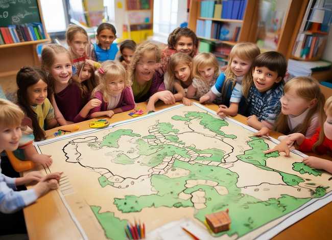 小学生画故事情景图 - 小学生画故事情景图片