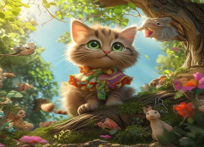 童话儿童故事猫（故事 猫）