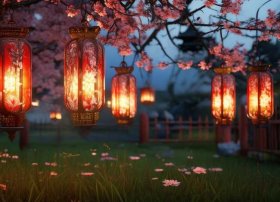 关于灯笼的图片 关于灯笼的图片唯美
