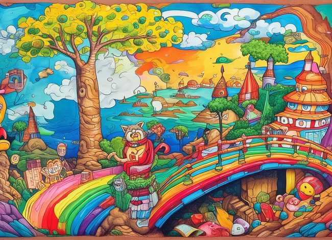 创意儿童话 - 创意儿童画作品图片大全