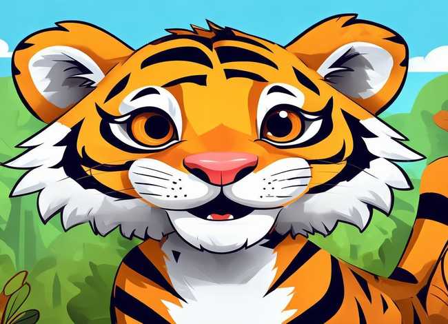 儿童老虎简笔画图片大全大图（儿童老虎简笔画图片大全大图高清）