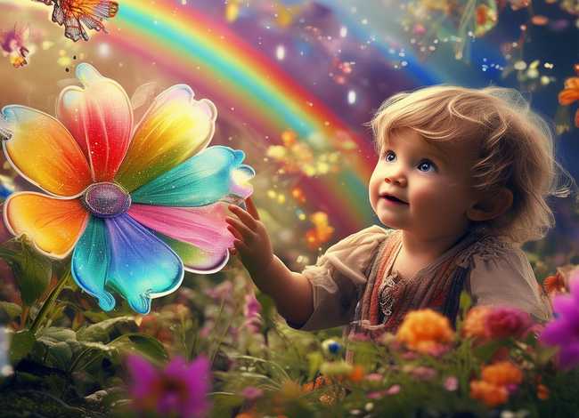 幼儿七色花的故事（七色花的故事幼儿绘图）