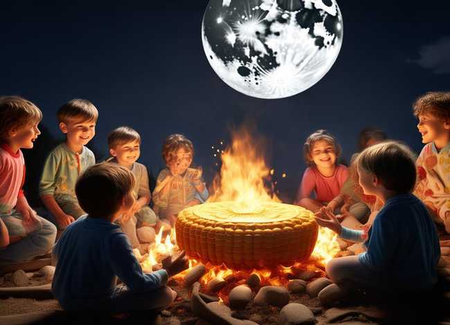 儿童故事月亮的味道节目串词 月亮的味道故事表演串词