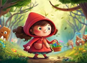 小红帽儿童故事3-6岁、小红帽故事幼儿