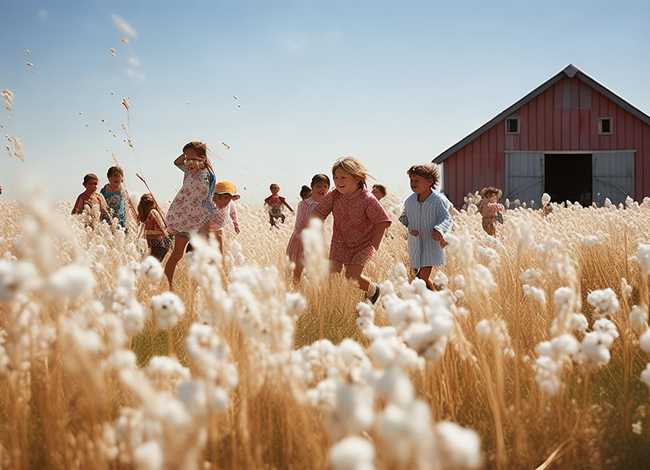 棉花和麦子儿童故事，棉花和谷子儿歌