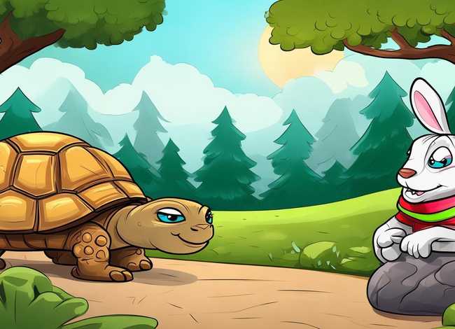 龟兔赛跑故事文字版可复制、龟兔赛跑的故事 文字版 新版