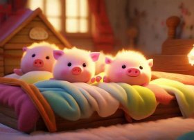 儿童睡前故事三只小猪mp3在线听，睡前故事幼儿故事大全三只小猪mp3