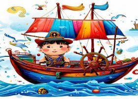 儿童船长彩色简笔画 儿童船长彩色简笔画怎么画