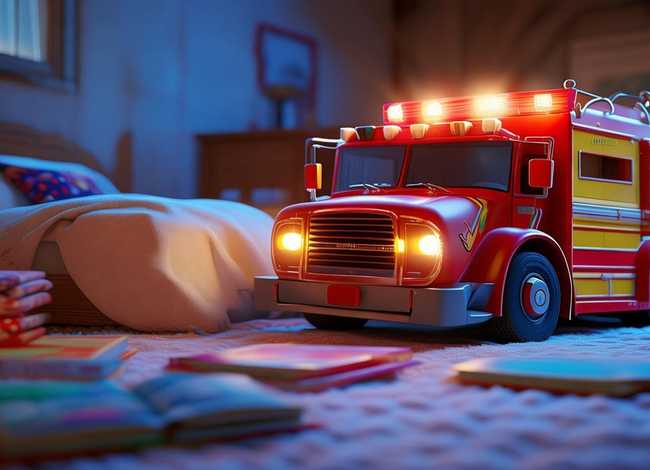 儿童睡前消防小故事在线听；睡前小故事 消防车