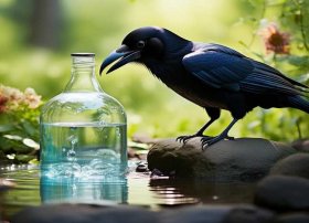 故事《乌鸦喝水》儿童故事、少儿故事乌鸦喝水