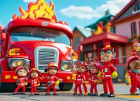 儿童消防救援故事（幼儿消防故事绘本）