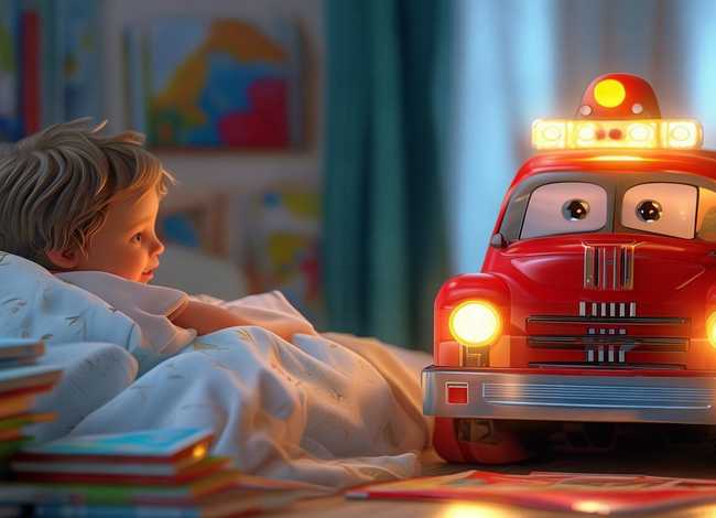 儿童睡前消防小故事简短，睡前故事幼儿故事大全消防车