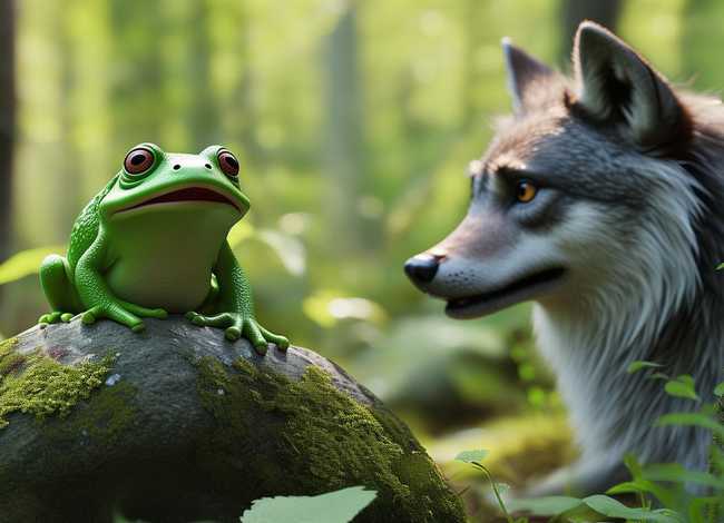 青蛙和大灰狼的故事告诉我们什么,大灰狼和小青蛙的故事告诉我们 青蛙和大灰狼的故事告诉我们什么,大灰狼和小青蛙的故事告诉我们