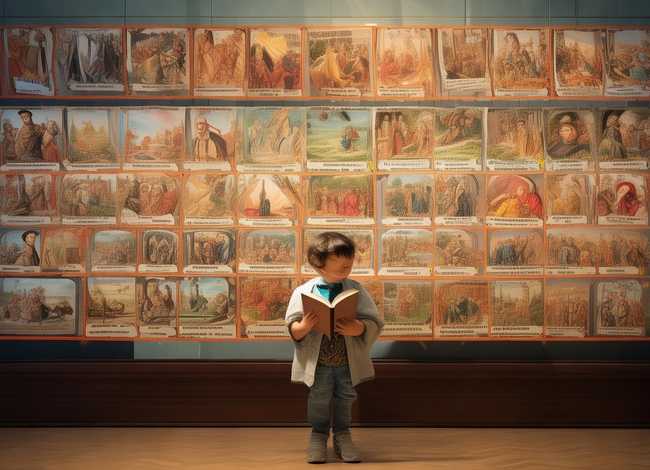 儿童背诵故事背景图片、儿童背诵历朝历代一览表图